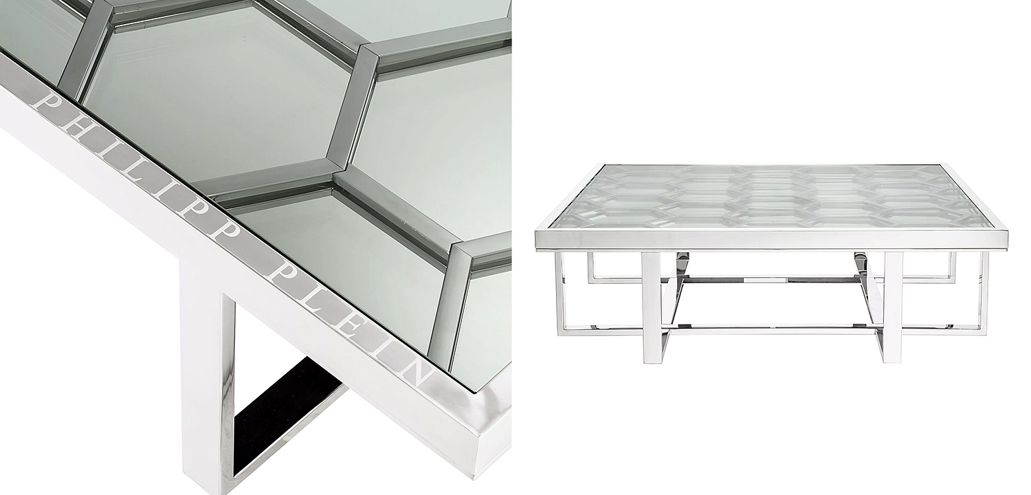 Кофейный стол Philipp Plein Coffee Table Skeleton Chrome Кофейный стол Philipp Plein Coffee Table Skeleton Chrome - Loft-Concept в Липецке