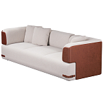 Трехместный диван Richmond с кожаной отделкой варинант исполнения - 2 | Loft Concept в Липецке