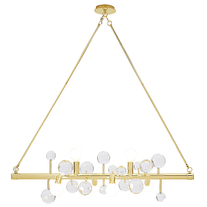 Люстра Jonathan Adler SIX-LIGHT LINEAR CHANDELIER Clear