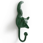 Настенный крючок лиса Fox Wall Hook Green варинант исполнения - 2 | Loft Concept в Липецке