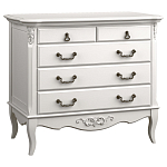 Комод белый из массива бука в стиле прованс White Provence варинант исполнения - 3 | Loft Concept в Липецке