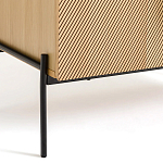 Шкаф с геометрическим рисунком на дверцах Anders Light Wood варинант исполнения - 6 | Loft Concept в Липецке