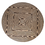 Столик журнальный круглый с полосатым узором Zebroids варинант исполнения - 7 | Loft Concept в Липецке