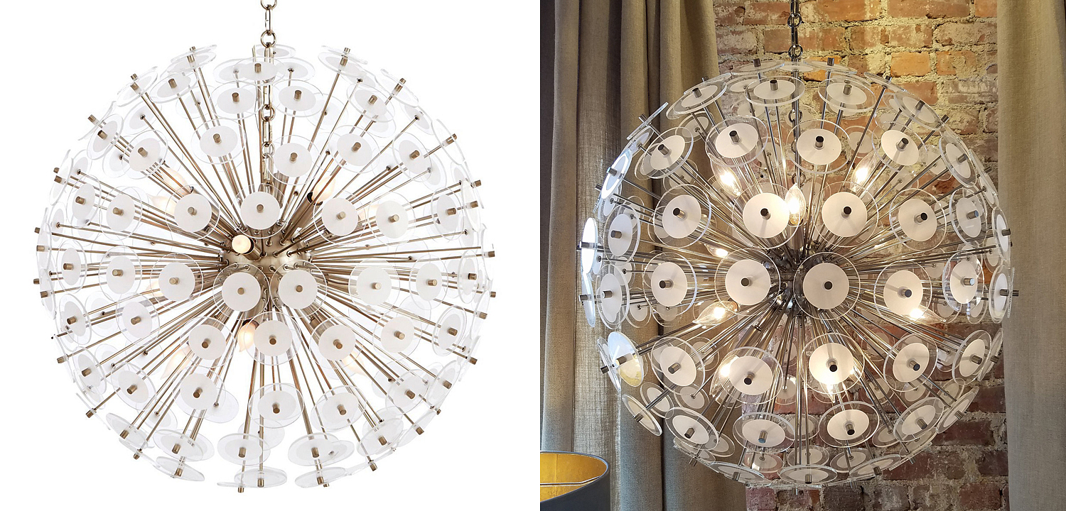 Люстра White Disco Glass Sputnik Chandelier 56 Люстра White Disco Glass Sputnik Chandelier 56 - Loft-Concept в Липецке