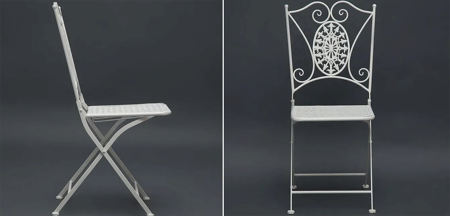 Стул Forged Patterns Eline White Стул Forged Patterns Eline White - Loft-Concept в Липецке