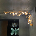 Потолочный светильник с настенным креплением в виде дерева Escape of Light варинант исполнения - 1 | Loft Concept в Липецке