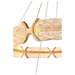 Люстра с 2-мя кольцами с текстурным природным рисунком IceFlame варинант исполнения - 4 | Loft Concept в Липецке