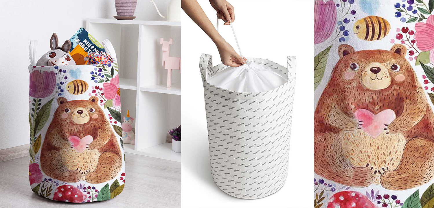 Корзина Love Bear Basket Корзина Love Bear Basket - Loft-Concept в Липецке