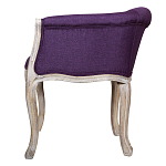 Кресло низкое в стиле прованс Louis French Armchair purple flax варинант исполнения - 2 | Loft Concept в Липецке