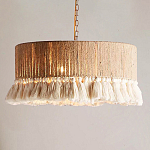 Люстра круглая плетеная с кисточками Solar Glow варинант исполнения - 9 | Loft Concept в Липецке