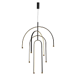 Люстра подвесная с дугообразными изогнутыми элементами Luke Lampco Tracer Lamp варинант исполнения - 5 | Loft Concept в Липецке