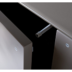 Комод со стеклянной столешницей и с выдвижными ящиками Minimalist Accent варинант исполнения - 4 | Loft Concept в Липецке