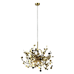 Подвесной светильник с металлическими круглыми элементами Terzani Argent варинант исполнения - 6 | Loft Concept в Липецке