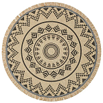 Ковер круглый из комбинированного состава Fantasy варинант исполнения - 1 | Loft Concept в Липецке