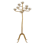 Торшер золотой в виде растения Golden Flower Glade варинант исполнения - 2 | Loft Concept в Липецке
