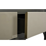 Консоль тёмно-коричневого цвета с 2-мя ящиками Gladstone варинант исполнения - 4 | Loft Concept в Липецке