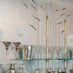 Обои ручная роспись Jakuchu Original colourway on Tarnished Silver gilded paper варинант исполнения - 1 | Loft Concept в Липецке