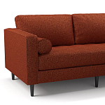 Мебельная ткань Шенилл терракотовый цвет 138 см T4-44 варинант исполнения - 1 | Loft Concept в Липецке