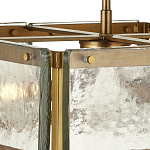 Потолочный светильник квадратный из толстого литого стекла Cast Glass варинант исполнения - 2 | Loft Concept в Липецке