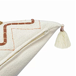 Подушка декоративная с геометрическим узором и кисточками Divine Abstractions варинант исполнения - 2 | Loft Concept в Липецке