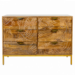 Комод с выдвижными ящиками и фактурным фасадом Termite варинант исполнения - 1 | Loft Concept в Липецке