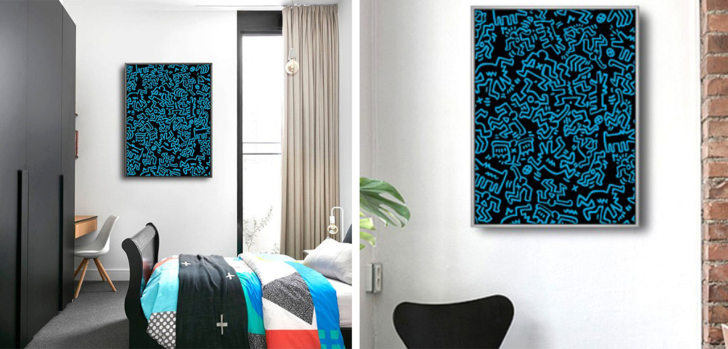 Постер Keith Haring 7 Постер Keith Haring 7 - Loft-Concept в Липецке