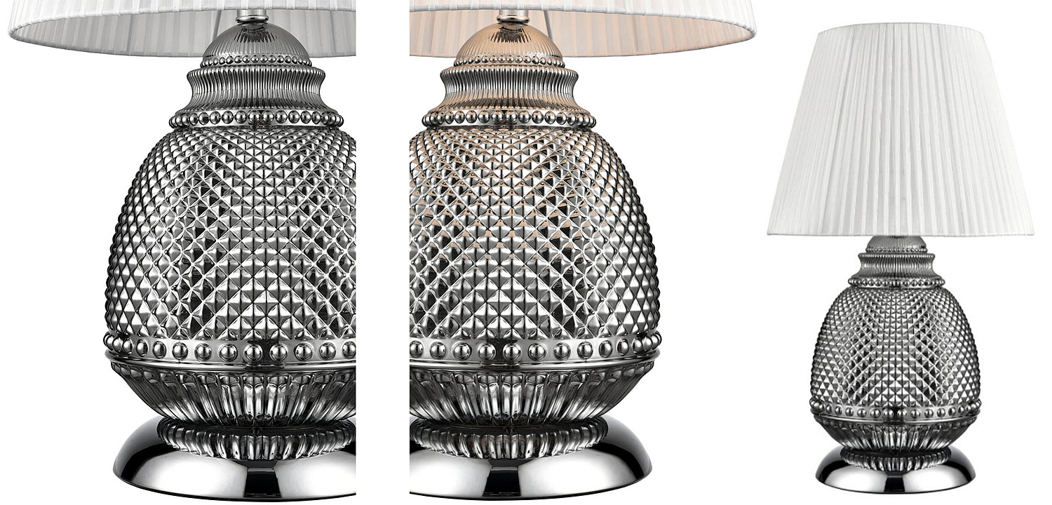 Настольная лампа Gloria Chrome Table Lamp Настольная лампа Gloria Chrome Table Lamp - Loft-Concept в Липецке