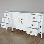 Большой Комод-буфет Elsa Dreams White с ящиками варинант исполнения - 6 | Loft Concept в Липецке