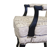 Кресло c растительным орнаментом Aubrey Classical Armchair beige jacquard варинант исполнения - 4 | Loft Concept в Липецке