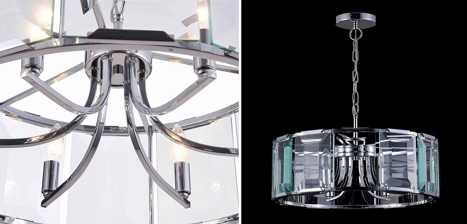 Люстра Harlow Crystal Round Chandelier chrome 6 Люстра Harlow Crystal Round Chandelier chrome 6 - Loft-Concept в Липецке