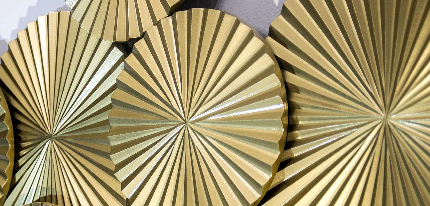 Арт-объект Apollo Gold Wall Plaque Disc 11 Арт-объект Apollo Gold Wall Plaque Disc 11 - Loft-Concept в Липецке