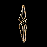 Подвесной светильник с декоративными элементами в виде кристаллов Smooth Shine варинант исполнения - 2 | Loft Concept в Липецке