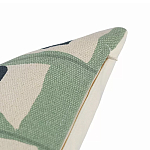 Подушка декоративная зеленого цвета с геометрическим рисунком Divine Abstractions варинант исполнения - 3 | Loft Concept в Липецке
