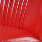 Кресло с обивкой из эко-кожи Harper Armchair Red варинант исполнения - 7 | Loft Concept в Липецке