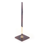 Ручка шариковая на подставке из натурального камня Обсидиан Stone Pens варинант исполнения - 2 | Loft Concept в Липецке