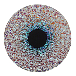 Бра круглое стеклянное с морозным эффектом Heterochromia варинант исполнения - 2 | Loft Concept в Липецке