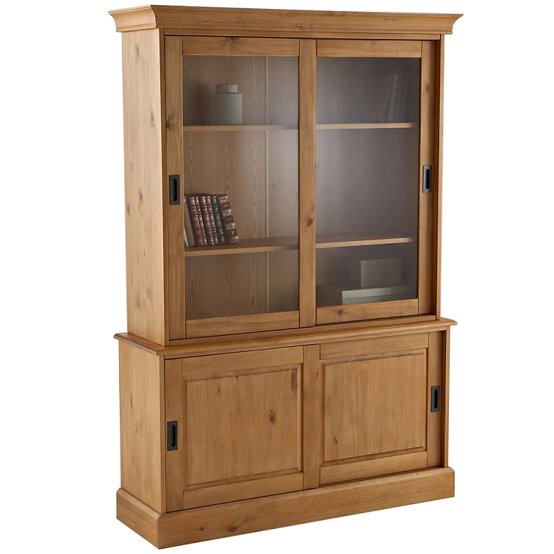 Витрина из массива сосны Hanson Wood Showcase Древесина Прозрачное Стекло Витрина из массива сосны Hanson Wood Showcase Древесина Прозрачное Стекло в Липецке | Loft Concept