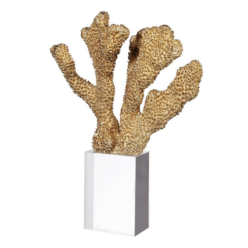 Статуэтка Gold Sea Cactus Золотой Прозрачный Статуэтка Gold Sea Cactus Золотой Прозрачный в Липецке | Loft Concept