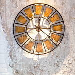 Часы настенные из металла в стиле лофт Clock with History варинант исполнения - 2 | Loft Concept в Липецке