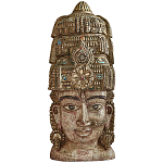 Арт-объект на стену Маска из массива акации Acacia Mask варинант исполнения - 4 | Loft Concept в Липецке