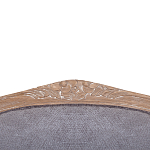 Кресло Ava Classical Armchair brown and grey velour варинант исполнения - 5 | Loft Concept в Липецке