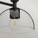 Люстра с 3-мя прозрачными полусферическими плафонами из стекла Alora Mood варинант исполнения - 8 | Loft Concept в Липецке