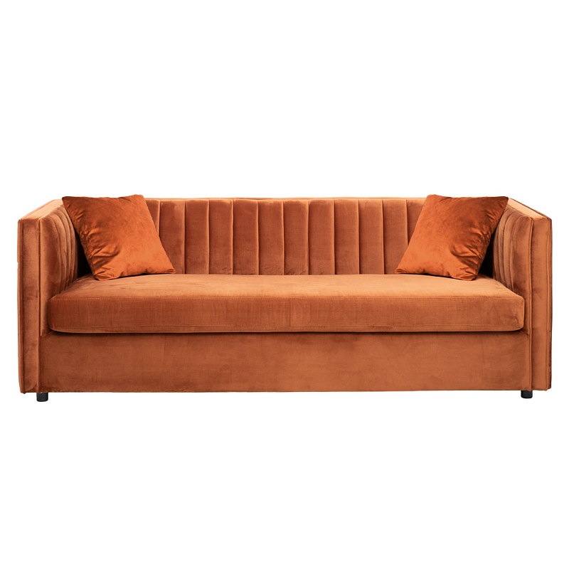 Диван Claire Sofa Терракотовый Диван Claire Sofa Терракотовый в Липецке | Loft Concept