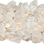 Люстра светодиодная фактурная в форме кольца Amber Crystal варинант исполнения - 1 | Loft Concept в Липецке