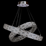 Люстра на 2 кольца с текстурной огранкой Reflection of Reality варинант исполнения - 1 | Loft Concept в Липецке