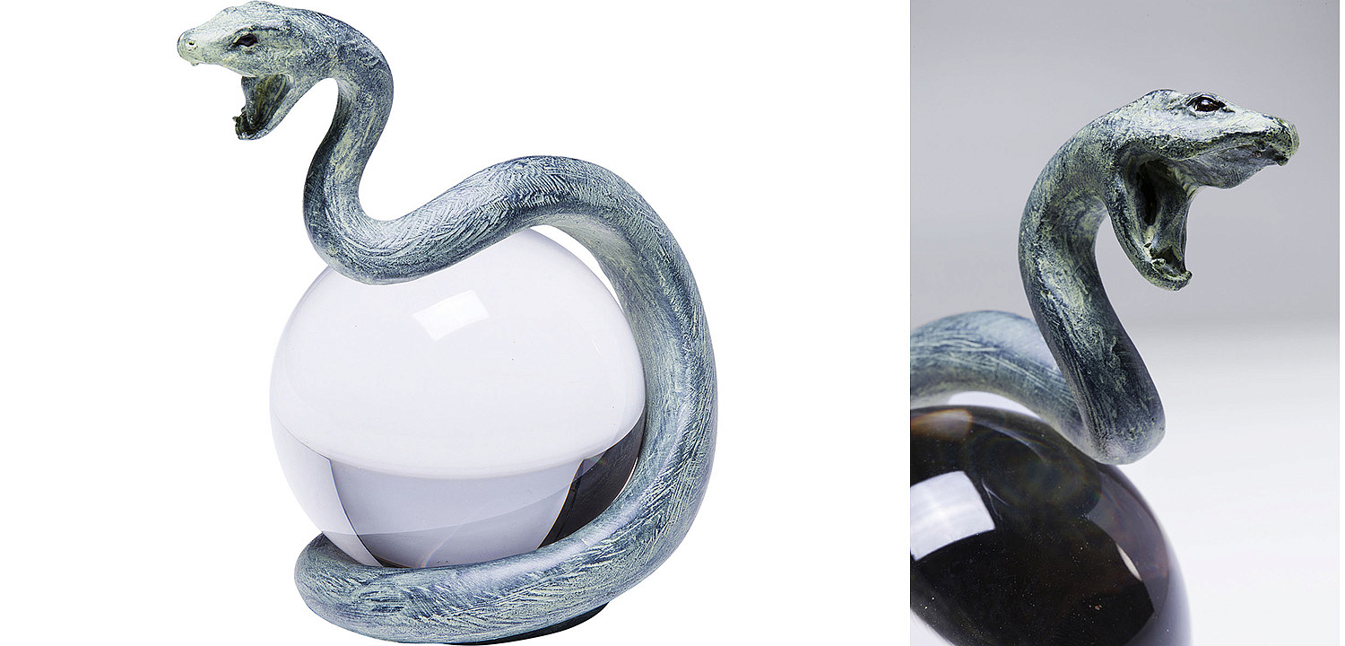 Статуэтка Змея на прозрачном шаре - Loft-Concept в Липецке