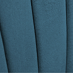 Барный стул со спинкой на 4-х деревянных ножках Синий Велюр Ava Charm варинант исполнения - 4 | Loft Concept в Липецке