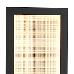 Светодиодное прямоугольное бра из металла черного цвета Lattice Lux варинант исполнения - 6 | Loft Concept в Липецке