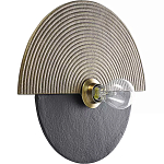 Круглый настенный фактурный светильник Textured Disc варинант исполнения - 1 | Loft Concept в Липецке