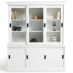 Витрина из массива сосны Cobbett White Wood Showcase варинант исполнения - 2 | Loft Concept в Липецке